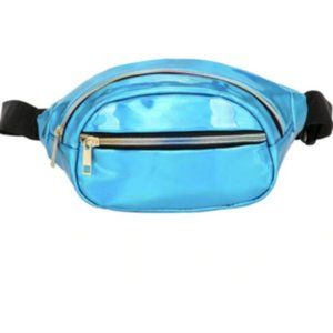 Fanny Pack Belt Bags Solid BLUE NEON